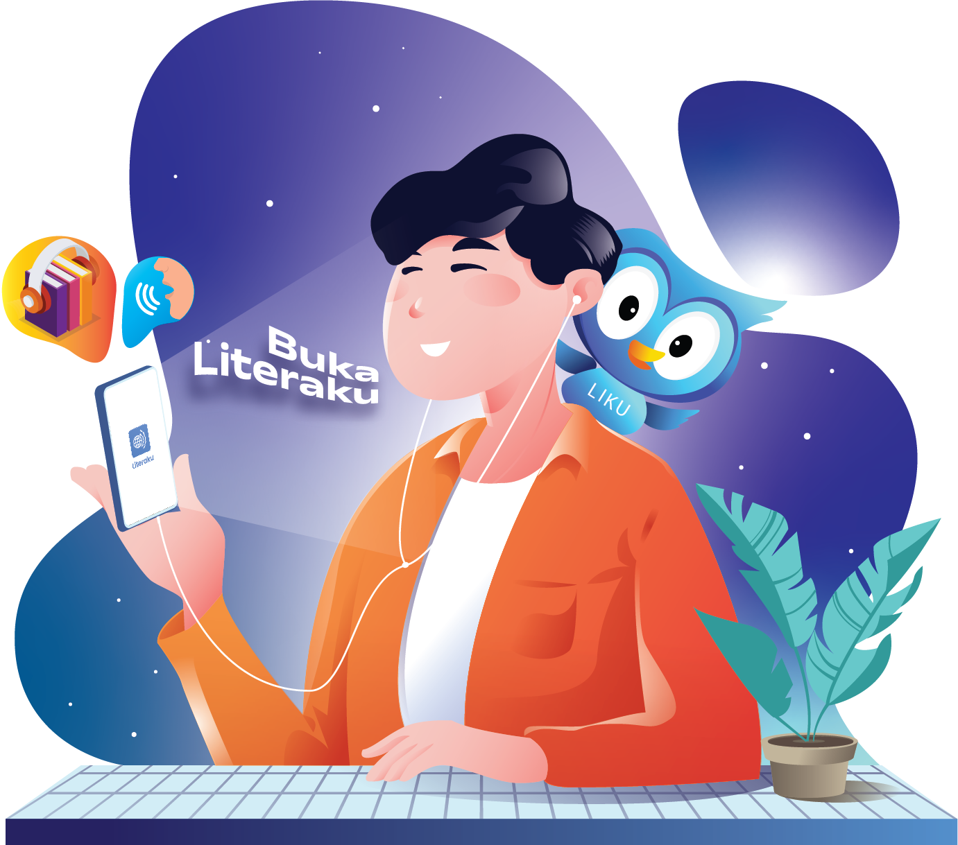 Illustrasi Literaku
